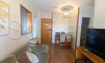 Imagem 2: Flat disponível para locação entre a Av. Berrini e Marg Pinheiros, com 02 dorms e cozinha