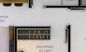 Imagem 3: Apartamento para venda 64 m² com dois dormitórios