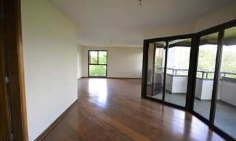 Imagem: Apartamento com varanda gourmet e lareira