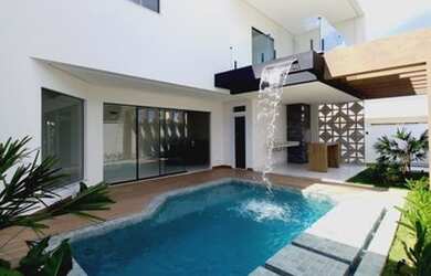 Imagem 5: Linda Casa Duplex no Passaredo 4 Suites Piscina c Cascata