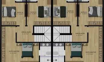 Imagem 7: Sobrado com 3 suítes e 167m² privativos no bairro Santa Regina