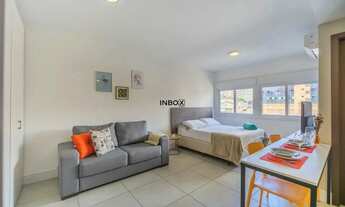 Imagem: APTO Studio Mobiliado Decorado com 1 vaga