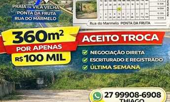 Imagem: Lotes à venda no Balneário Ponta da Fruta