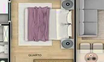 Imagem 6: PORTO NOBRE vende apartamento PORTO MONTENEGRO, de 2 dormitórios, sendo 1 suíte, com varan