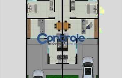 Imagem 3: Casa Geminada em construção com 2 Quartos à venda em Forquilhas, São José SC