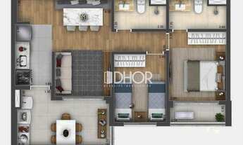 Imagem 2: Venda Brooklin - 2 dorms. 1 suíte - 65 m² - R$ 805.000 - Brooklin - São Paulo/SP