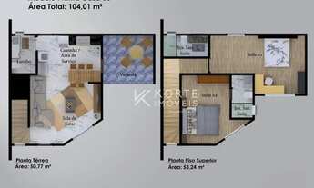 Imagem 5: Sobrado com 2 suítes à venda, 104 m² por R$ 425.000 - Barragem - Rio do Sul/SC