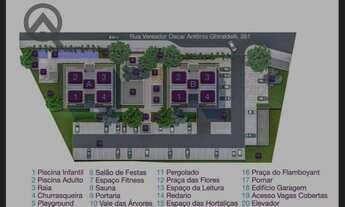 Imagem 4: Apartamento com 2 dormitórios à venda, 58 m² por R$ 240.000,00 - Jardim Santa Clara do Lag