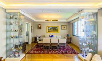 Imagem 2: 200m2 com hall privativo, living com 3 ambientes, lareira, 3 suítes, sala TV, escritório