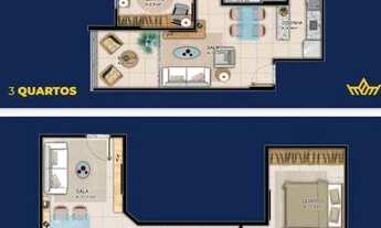 Imagem 2: Apartamento para venda possui 49 metros quadrados com 2 quartos em Pedreira - Belém - PA