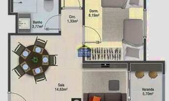 Imagem 13: Grande Oportunidade Novo 02 dorms, Aviacao. Entrada de 56 mil