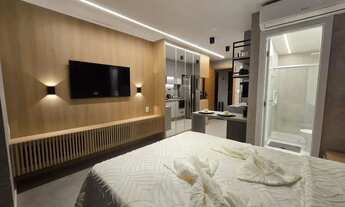 Imagem 2: Studio 27m² mobiliado e climatizado no Unique Live R$ 3.500 com taxas inclusas