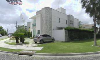 Imagem 2: Casa de porteira fechada em lote de esquina no Alphaville Eusébio