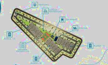 Imagem 2: Apartamento para venda com 59 metros quadrados com 2 quartos em Morumbi - Uberlândia - MG