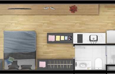 Imagem 8: Studio residencial para venda, Petrópolis, Porto Alegre - ST2396