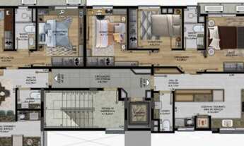 Imagem 6: Cobertura residencial para venda, Cidade Nova, Passo Fundo - CO6907