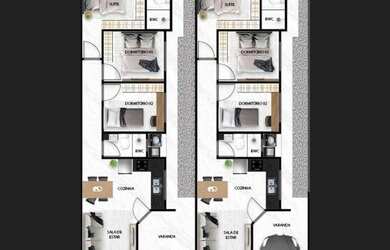 Imagem 3: Casa 3 dormitórios, sendo 1 suíte à venda, com 74m² por R$ 285.000,00 na Itajuba - Barra V