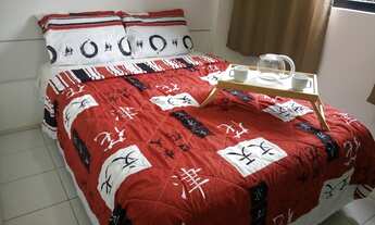 Imagem 5: Apartamento Mobiliado para aluguel possui 50 metros quadrados com 1 quarto