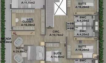 Imagem 7: Casa para venda possui 372 metros quadrados com 5 suítes em Jurerê Internacional