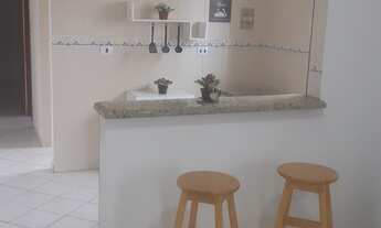 Imagem 4: Apartamento 1 dormitório com elevador e sacada em vila Guilhermina - Praia Grande - SP