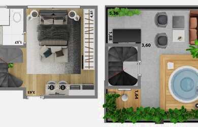 Imagem 3: Cobertura nova no brooklin!