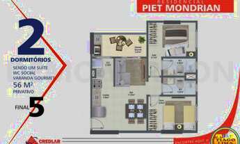 Imagem 4: Apartamento Novo a Venda - Residencial Piet Mondrian, Lançamento em Guilhermina - Praia Gr