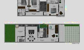 Imagem 3: Sobrado com 3 dormitórios, sendo 1 suíte, à venda, 117 m² por R$ 510.000 - Esmeralda - Cas