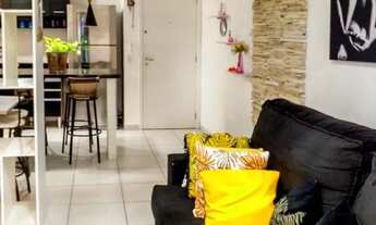 Imagem 2: Apartamento mobiliado 2 dormitórios sacada churrasqueira 1 vaga - Vargem Grande Florianópo