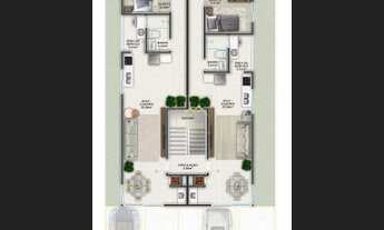 Imagem 3: Apartamento com 3 dormitórios a venda, 81,65m² por R$ 494.274,56 Palhoça SC