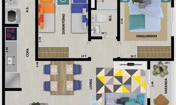 Imagem 7: Apartamento residencial para venda, Vila Nova Manchester, São Paulo - AP8388