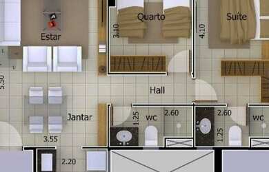 Imagem 2: VENDA Apartamento com 79m² com 2 quartos, sendo 01 suíte em Brisamar - João Pessoa, PB