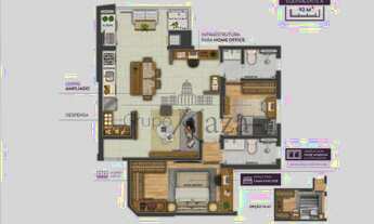 Imagem 2: Apartamento / Padrão - Jardim Satélite - Venda - Residencial Wonder - Cidade Jardi