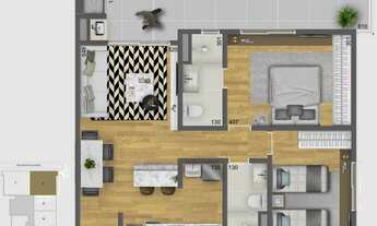 Imagem 2: Apartamento 2 dormitórios à venda Centro Santa Maria/RS