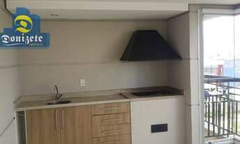 Imagem 2: Apartamento com 4 dormitórios para alugar, 165 m² por R$ 7.390,00/mês - Jardim - Santo And