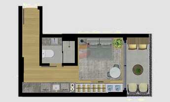 Imagem 4: STUDIO à venda por R$ 198.900,00 no bairro Centro - CURITIBA / PR