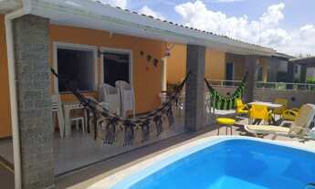 Imagem: Casa Temporada com piscina frente a praia