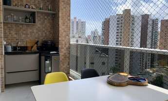 Imagem 3: Apartamento 130m² Projetado Varanda 3 Suítes 3 Vagas Lavabo Escritorio!