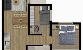 Imagem 6: Apartamento com 2 dormitórios à venda, 50 m² por R$ 280.000,00 - Vila Izabel - Curitiba/PR