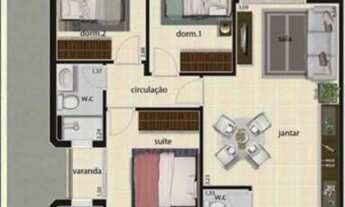 Imagem 7: Apartamento para Venda em Ribeirão Preto, JARDIM BOTANICO, 3 dormitórios, 1 suíte, 3 banhe