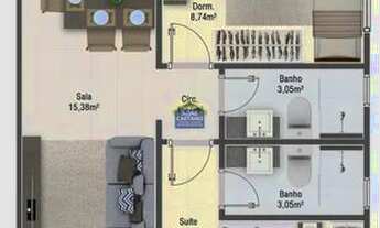 Imagem 16: Grande Oportunidade Novo 02 dorms, Aviacao. Entrada de 56 mil