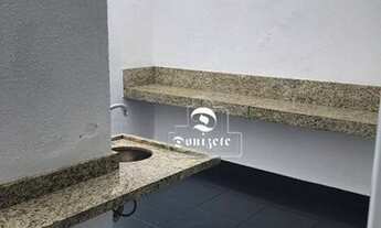 Imagem 4: Cobertura com 3 dormitórios para alugar, 104 m² por R$ 3.990,00/mês - Casa Branca - Santo