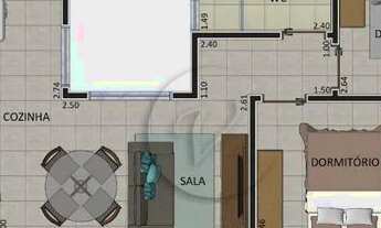 Imagem 2: Apartamento com 2 dormitórios à venda, 115 m² por R$ 538.000,00 - Vila Linda - Santo André