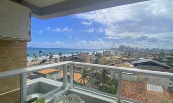 Imagem 2: Apartamento 2/4 mobiliado com suíte - Vista Mar