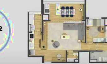 Imagem 6: Hi View Alto da Boa Vista de 95m² com 3 dormitórios 1 vaga de garagem e varanda gourmet