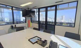 Imagem 3: Sala comercial na cobertura para locação com 366m² no Itaim Bibi