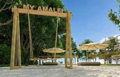 Imagem 6: Muro alto flat próximo do mar e de porto de galinhas