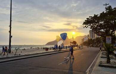 Imagem 2: Apartamento com 2 quartos (suites) para alugar, 110 m² por R$ 13.617,36/mês - Ipanema - Ri