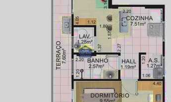 Imagem 5: Novo Apartamento 1 dorm, Guilhermina,R$ 300 mil
