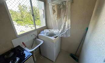 Imagem 6: Apartamento 02 dormitórios, semi mobiliado inclusive com eletrodomésticos e uma vaga desco