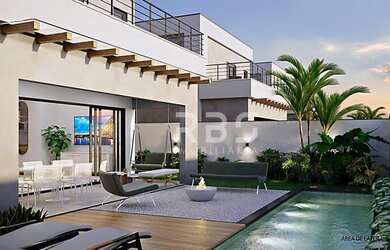 Imagem 2: CASA DE 04 QUARTOS COM PISCINA NO CONDOMÍNIO ARQUIPELAGO DE MANGUINHOS